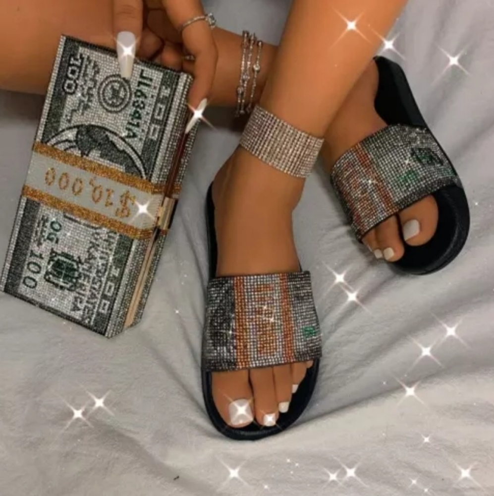 2pc Slipper and Clutch Set